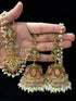 Noratan jhumke tika